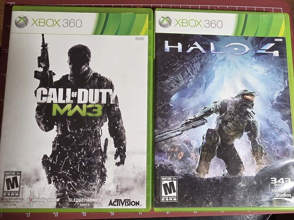 Xbox 360 FPS Lot Halo 4 (Disc 2), Call Of Duty MW3